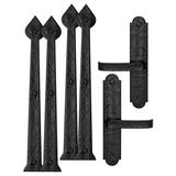 Cre8tive Hardware Rustic Aspen Magnetic Garage Door Hardware Set (6 piece)