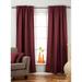 Dark Maroon Rod Pocket Matka Raw Silk Curtain / Drape / Panel - Piece