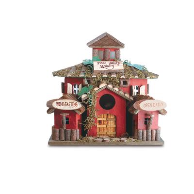 Vintage Cottage Winery Birdhouse