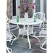 Capri Outdoor Cast Aluminum 42"D Circular Dining Table by homestyles