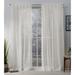 ATI Home Belgian Sheer Hidden Tab Top Curtain Panel Pair