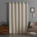 Aurora Home Antique Bronze Grommet Top Wide Width Thermal Insulated Blackout Curtain Panel