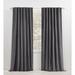 Lauren Ralph Lauren Velvety Back Tab/Rod Pocket Curtain Panel