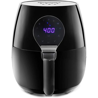 Elite Gourmet 5.3 Qt. Digital Air Fryer Black