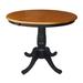 Copper Grove 36-inch Round Pedestal Table with 12-inch Leaf