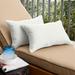 Sunbrella Canvas Natural Corded Indoor/ Outdoor Pillows (Set of 2)