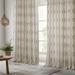 Exclusive Fabrics Suez Embroidered Faux Linen Sheer Curtain (1 Panel)