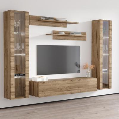 Fly AB2 30TV Wall-Mounted Floating Modern Entertainment Center