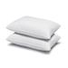 Superior Cotton Blend Shell Soft Down Alternative Stomach Sleeper Pillow, Set of 2 - White