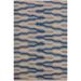 Salley Ivory/Blue Hand-Woven Kilim Wool Rug - 4'11 x 7'0 - 4'11" x 7'0" - 4'11" x 7'0"