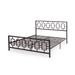 Claudia Iron Modern King-size Platform Bed Frame by Christopher Knight Home