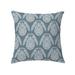 SADIE BLUE PEACOCK BLUE Decorative Pillow By Kavka Designs