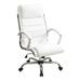 Executive Office Chair with Padded Arms in Faux Leather