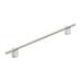 Transcendent 10-1/16 in (256 mm) Center-to-Center Polished Nickel Cabinet Pull - 10.0625