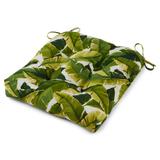 San Elijo 20-inch Outdoor Palm Leaves Chair Cushion by Havenside Home - 20w x 20l