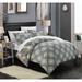 Chic Home 3-piece Justino Reversible Print Duvet Cover Set