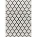 GAD Anne High Quality Indoor Outdoor Area Rug Beige Gray with Trellis Pattern