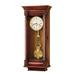 Howard Miller New Haven Grandfather Clock Style Chiming Wall Clock with Pendulum, Vintage, Old World, Classic Design