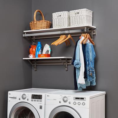 Arrange a Space RBH Laundry Room Organizer Shelf System