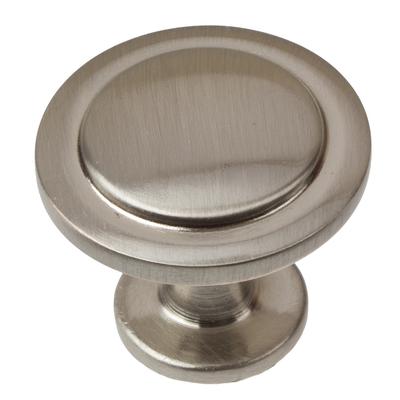 GlideRite 1.25-inch Satin Nickel Classic Round Ring Cabinet Knob (Pack of 10 or 25)