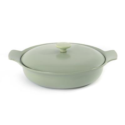 Berghoff Ron Seafoam Green Cast Iron 11-inch Covered Deep Skillet (3.5 quarts)
