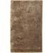 One of a Kind Hand-Woven Modern & Contemporary 2' x 3' Floral & Botanical Viscose Brown Rug - 1'11"x3'2"