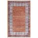 Distressed Geometric Turkish Oriental All-Over Rust Area Rugs