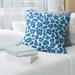 Detroit Football Leopard Print Accent Pillow-Faux Suede