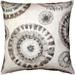 Southern Relic Cotton 20x20 Throw Pillow with Polyfill Insert, Beige