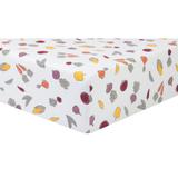 Farmers Market Flannel Fitted Crib Sheet