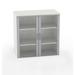 Mayline Medina 36" Glass Display Cabinet with 2 Doors, 2 Shelves