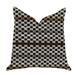 Plutus Poppy Chic Woven Luxury Decorative Throw Pillow in Multi Color