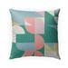 MIAMI GEO TEAL Indoor|Outdoor Pillow By Kavka Designs - 18X18