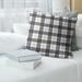 New Orleans Football Luxury Plaid Accent Pillow-Cotton Twill