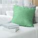 Two Color Geometric Diamonds Throw Pillow