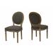Martina Modern French Dining Chair - Frosted Grey (SET OF 2)