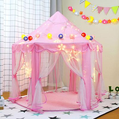 Princess Castle Play Tent Large Fairy Playhouse Gift for Kids - 2pc