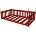 Pine Twin Size Mission-Style Daybed with Rope