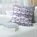 Baltimore Football Baroque Pattern Accent Pillow-Poly Twill