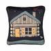 Donna Sharp Moonlit Cabin Square Decorative Pillow