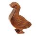 Handmade Javanese Duck Wood Puzzle Box (Indonesia) - 2.4" H x 3.9" W x 5" D