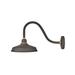 Hinkley Foundry 1-Light Outdoor Wall Mount Lantern in Museum Bronze