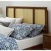 Benson Modern Full Size Walnut Wooden Headboard