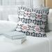 Houston Football Baroque Pattern Accent Pillow-Poly Twill