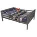 Pine Full Mission Bed with Safety Rails