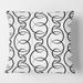 Designart 'Retro Geometrical Abstract Minimal Pattern VI' Mid-Century Modern Throw Pillow