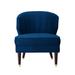 Mill Armless Velvet Accent Chair For Living Room