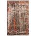 Alora Decor Alure Beige, Brown, and Red Abstract Wool Blend Rug