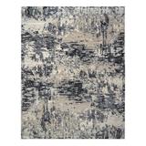 Gertmenian Beryl Byrne Modern Abstract Grey/Black Paint Splatter Indoor Area Rug