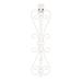 Adjustable Wreath Hanger for Door - Elegant (White) - White